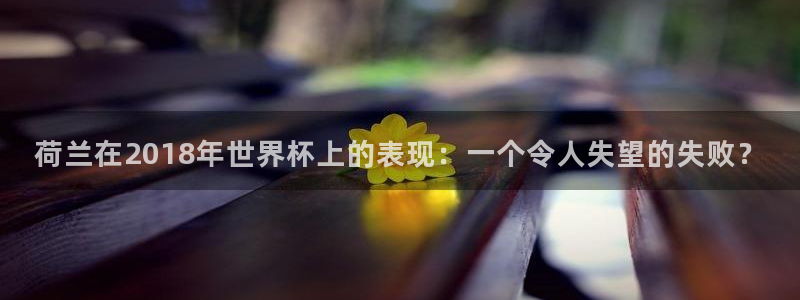 世界杯2026赛制:荷兰在2018年世界杯上的表现:一个令人失望的失败?